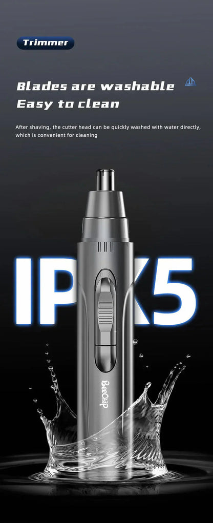 Professionell smärtfri näs- och öronhårtrimmer för män och kvinnor