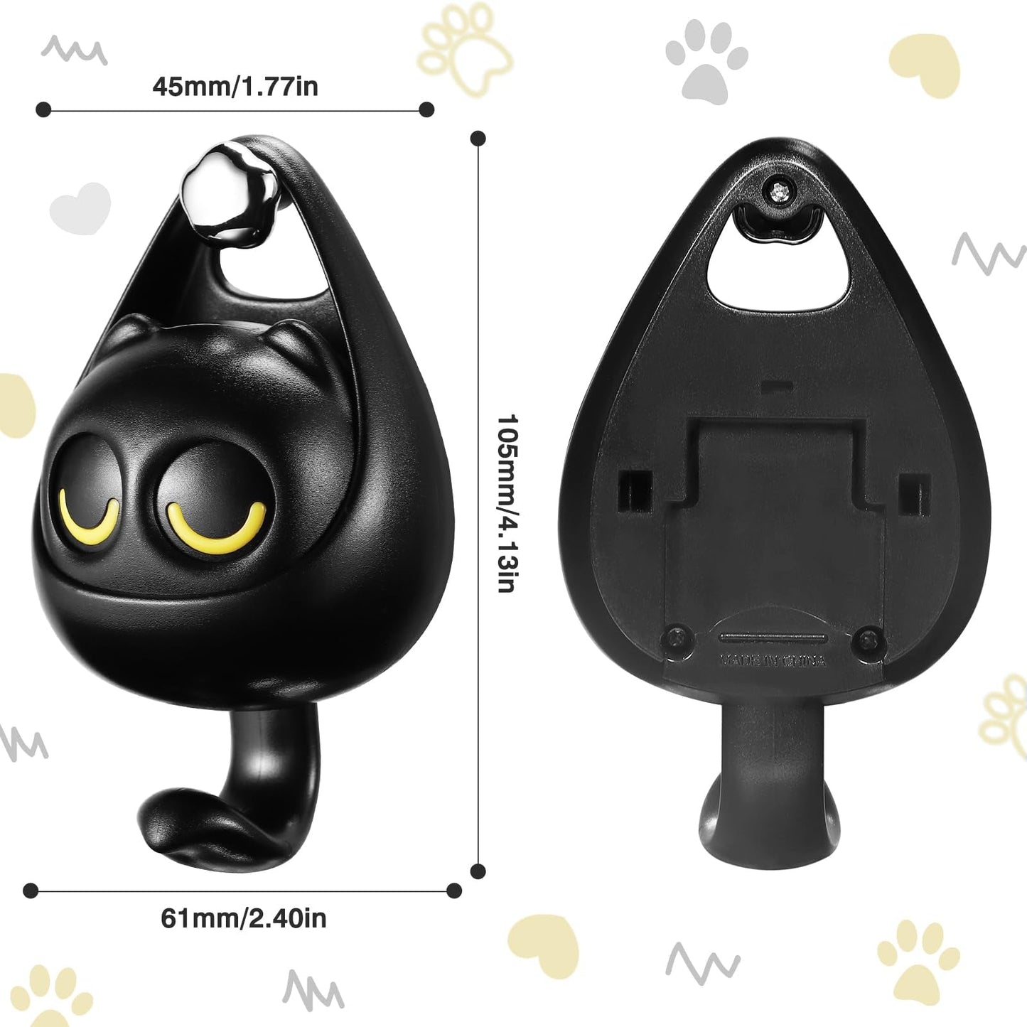 Carvallo | PawHook – Söta kattkrokar för mer ordning!