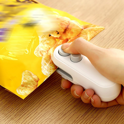 Carvallo - Mini-påseförseglare, Bärbart 2-i-1-verktyg