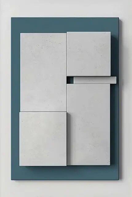 Carvallo Abstrakt Canvas Konst | Modern Väggdekoration | Högkvalitativ Canvas | 30x40 cm