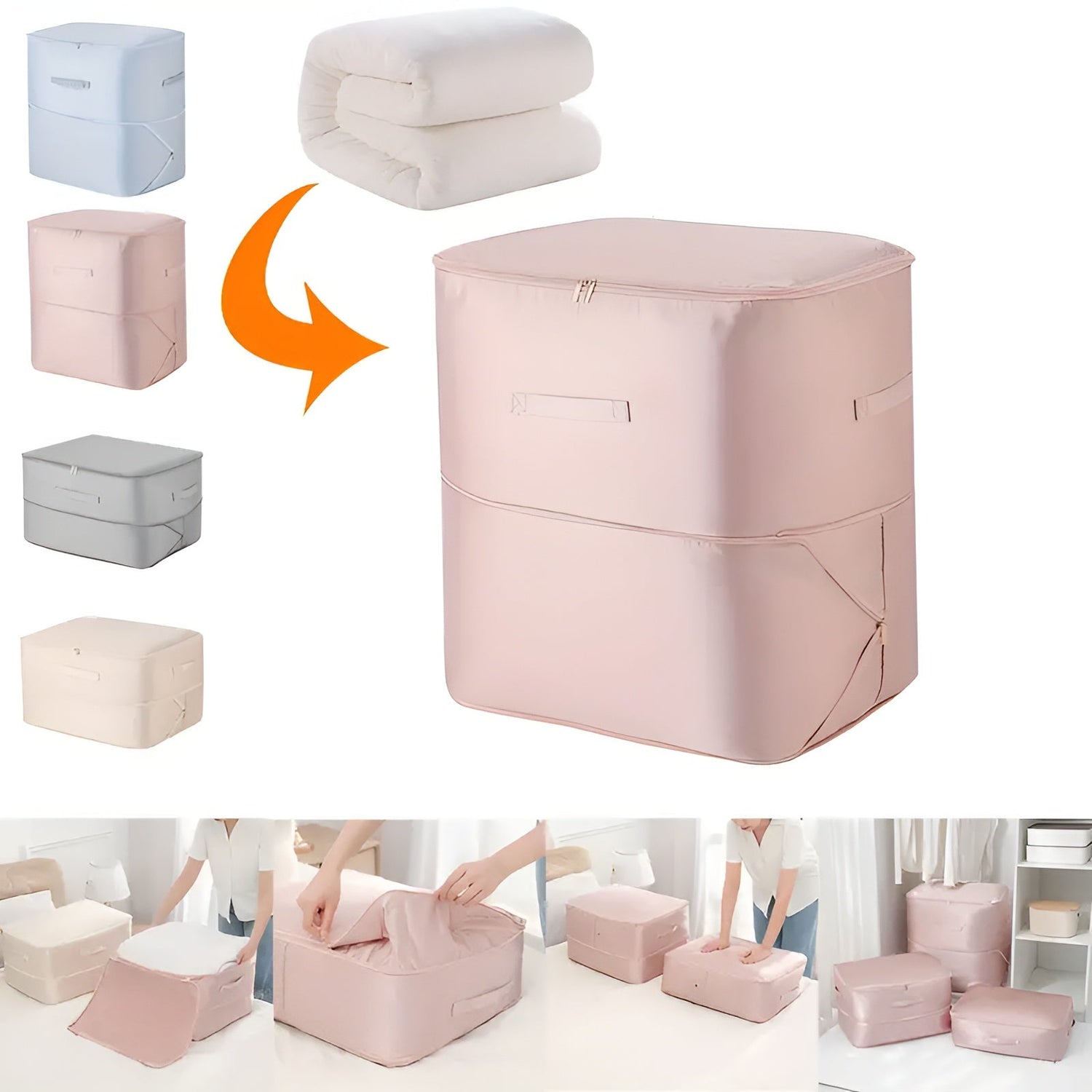 Förvaringspåsar Kläder Kompression Organiser Set