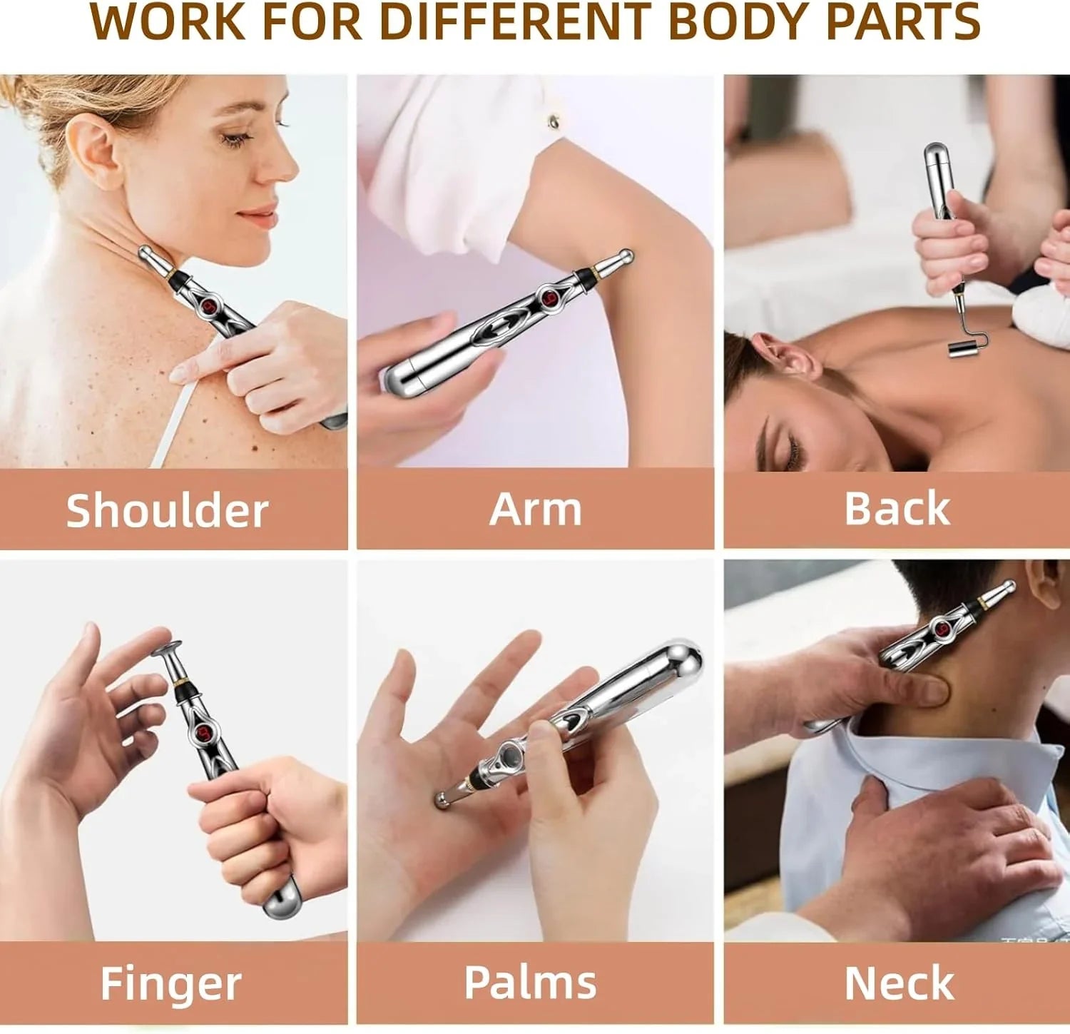 Elektronisk akupunkturpenn | Meridian-massageredskap för smärtlindring