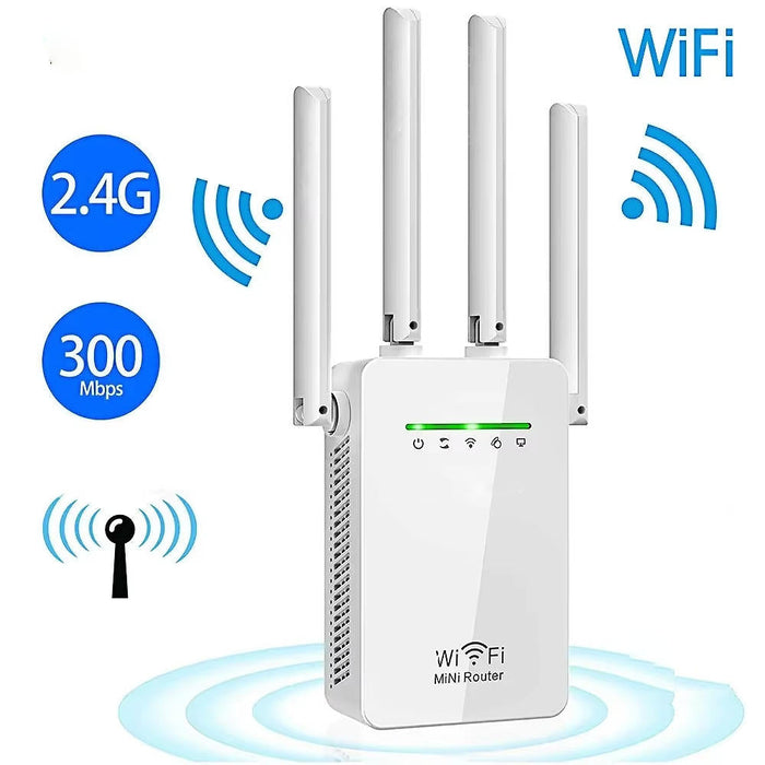 Trådlös nätverksförlängare - Stark WiFi-förstärkare för hela huset