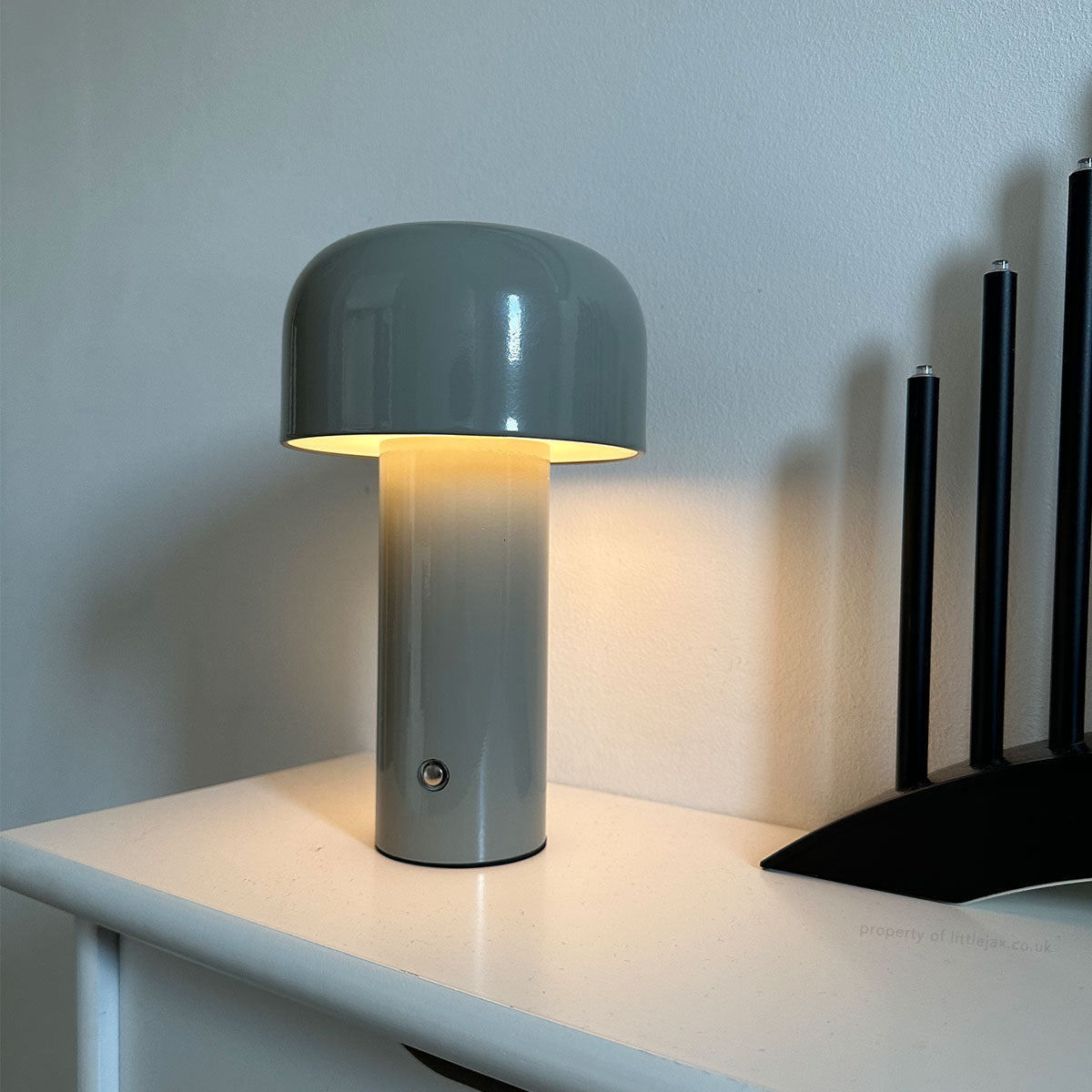 Trådlampad Svampbordslampa | USB-C Uppladdningsbar | 3 Ljusstyrkenivåer | 8&quot; Modern LED Ljus