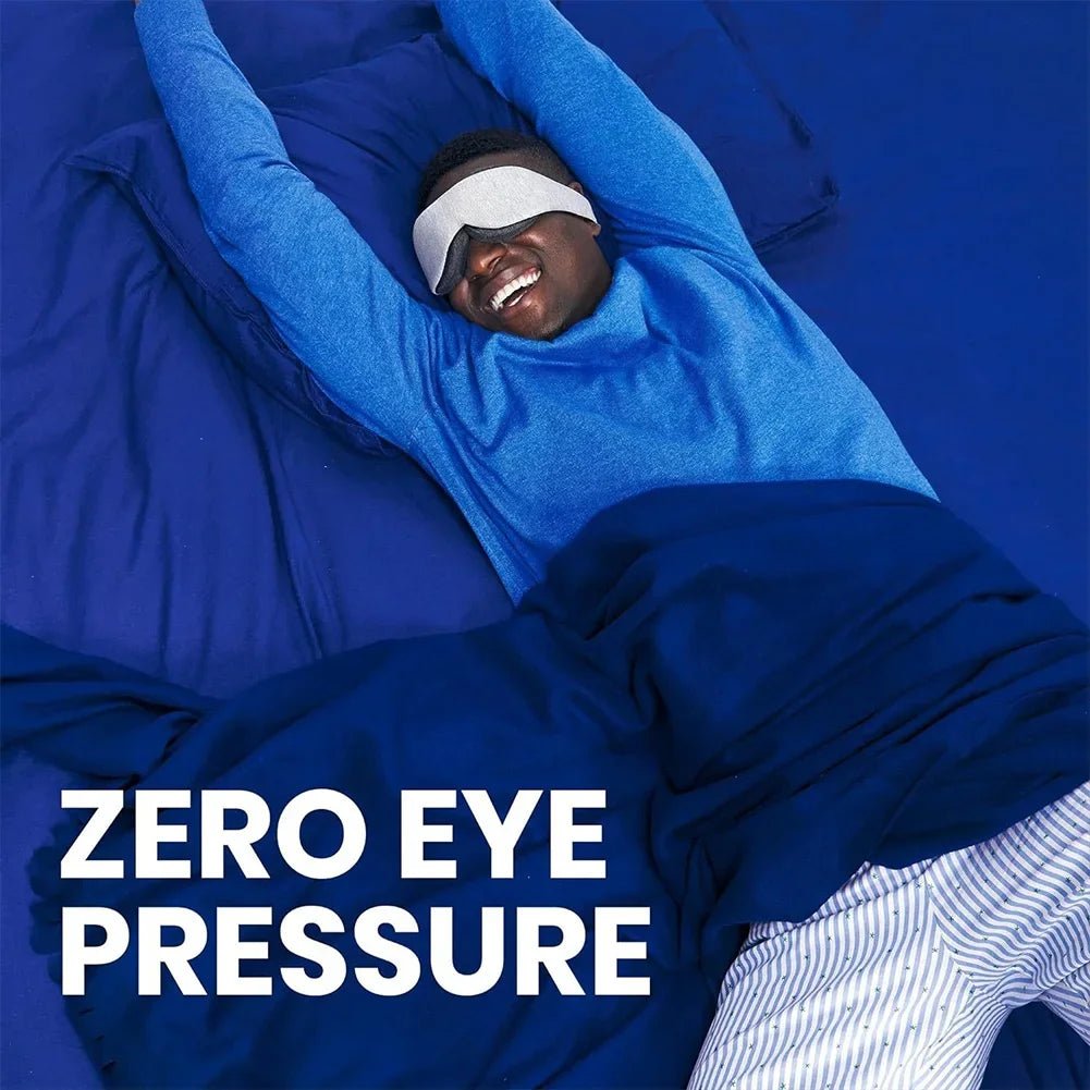 DreamFoam 3D – Ögonmask av minnesskum med justerbara ögonskal.