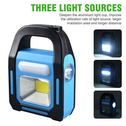Carvallo LumaForce 3-i-1 | LED-Lampa &amp; Powerbank | Sol- &amp; USB-laddning | Vattentät &amp; Stötbeständig
