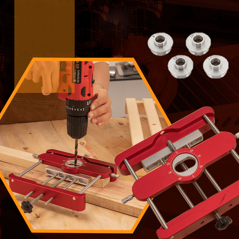 DrillMate Pro – Precisionshålletare för exakta borrningar inom träbearbetning