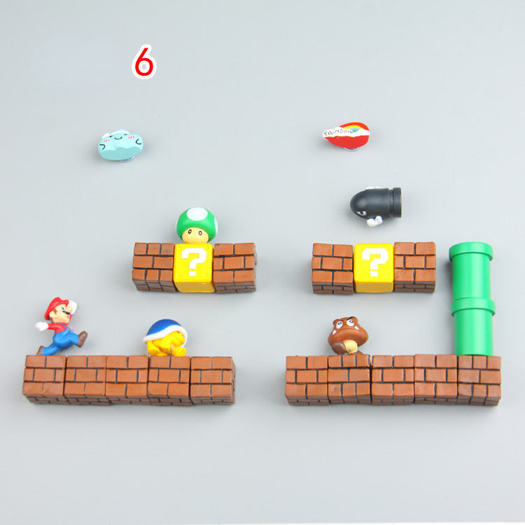 Super Mario Kylskåpsmagneter – För Glädjande Kök Dekoration