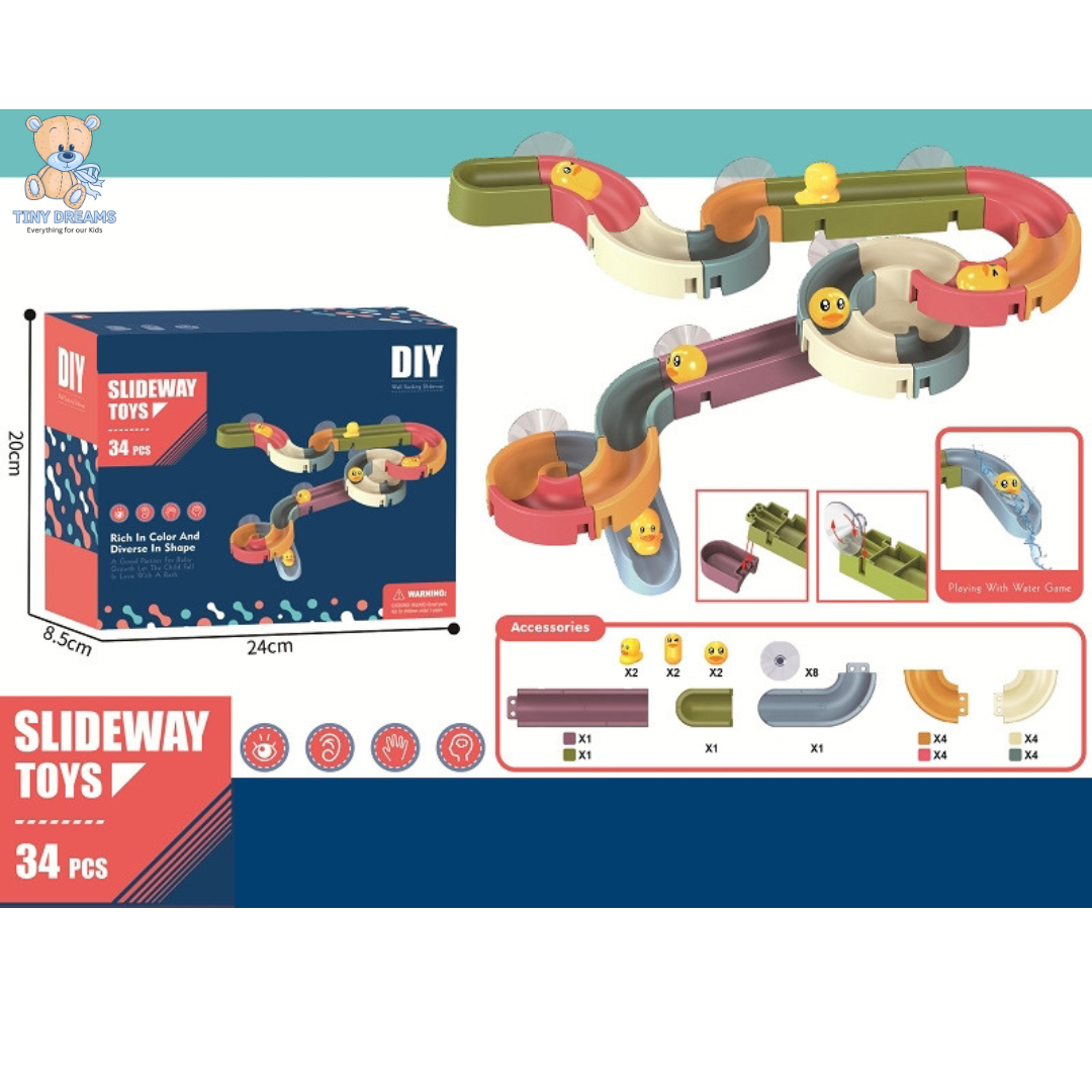 Sliding Ducks - Barns Badleksak