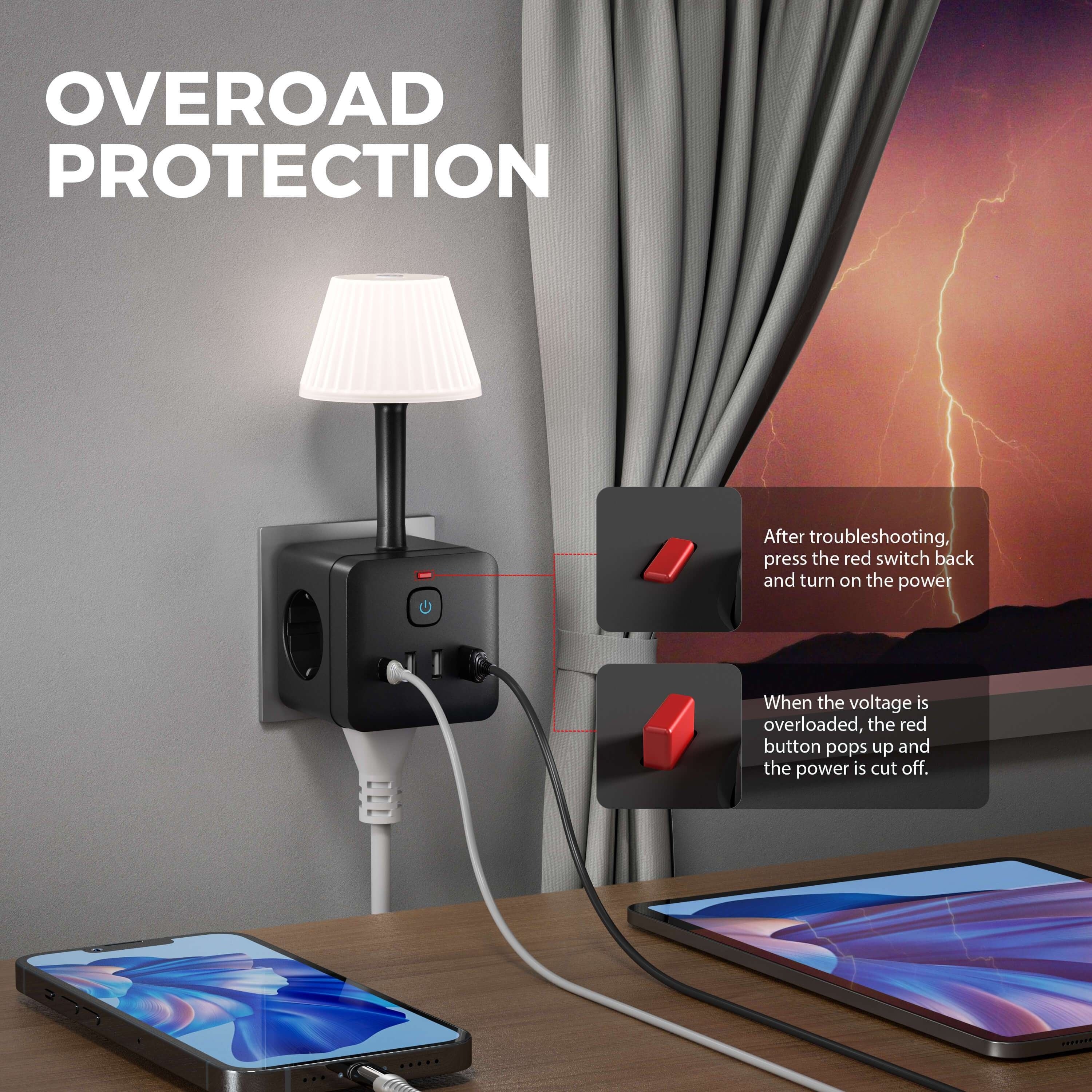 Smart 8-i-1 Nattljus - För smarta lösningar och belysning