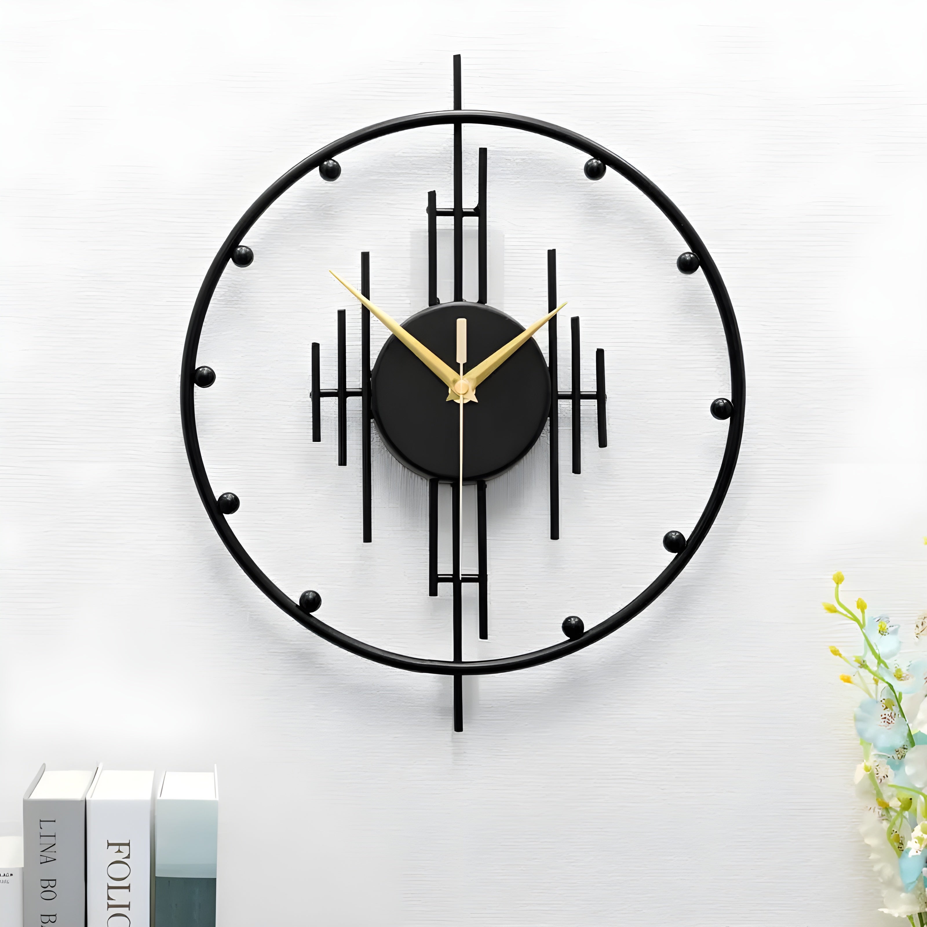 SleekTick – Minimalist, ljudlös väggur med elegant, modern design