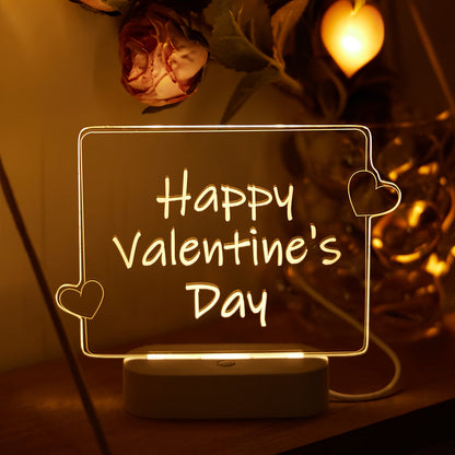 LoveGlow - USB 3D Kärlekshjärta Nattlampa