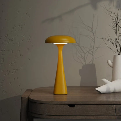 MushroomGlow - Elegant stilren LED bordslampa med belysning som kan anpassas