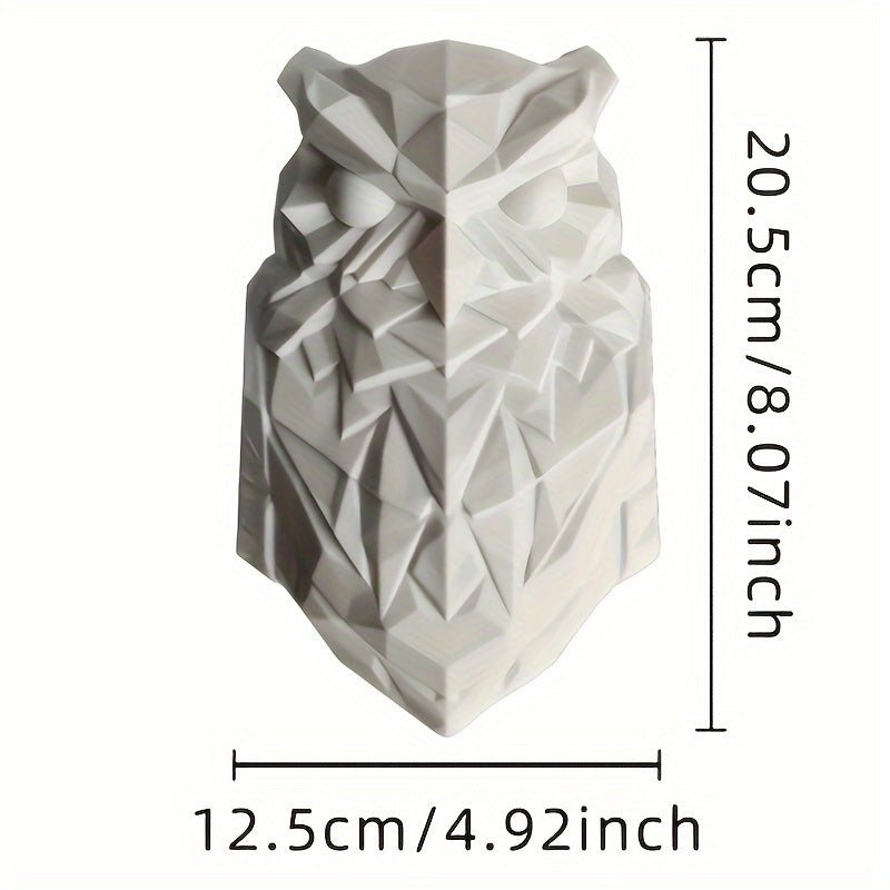 UggleGlow - Geometrisk Uggla LED Väggdekoration för Säsongsfirande