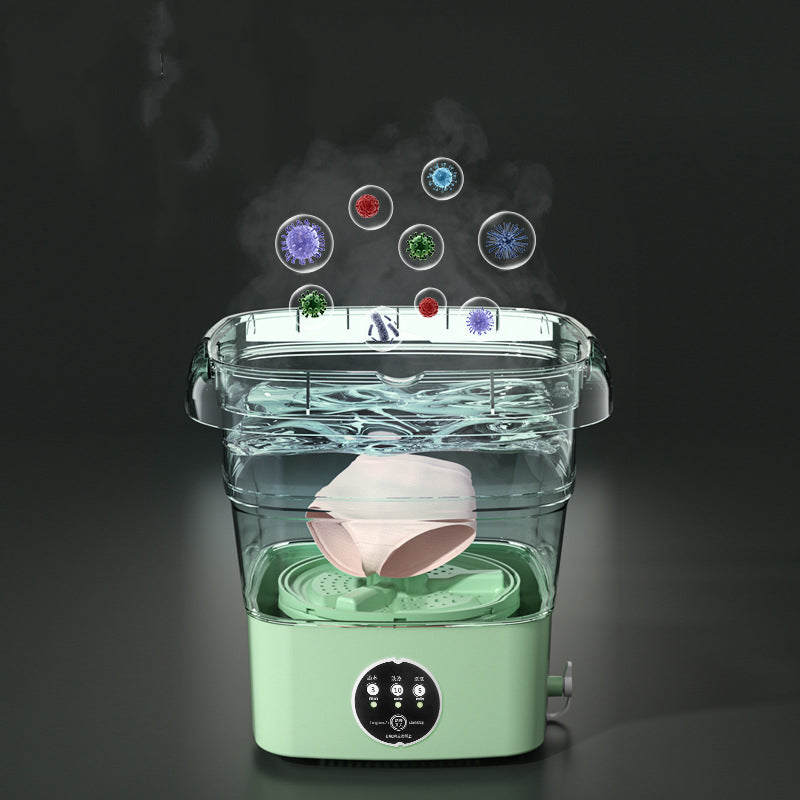 Tvättmaskin Bärbar Fällbar Mini Tvättkorg