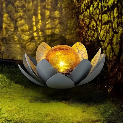 GlowPetal - Solar LED Lotusblomslampa