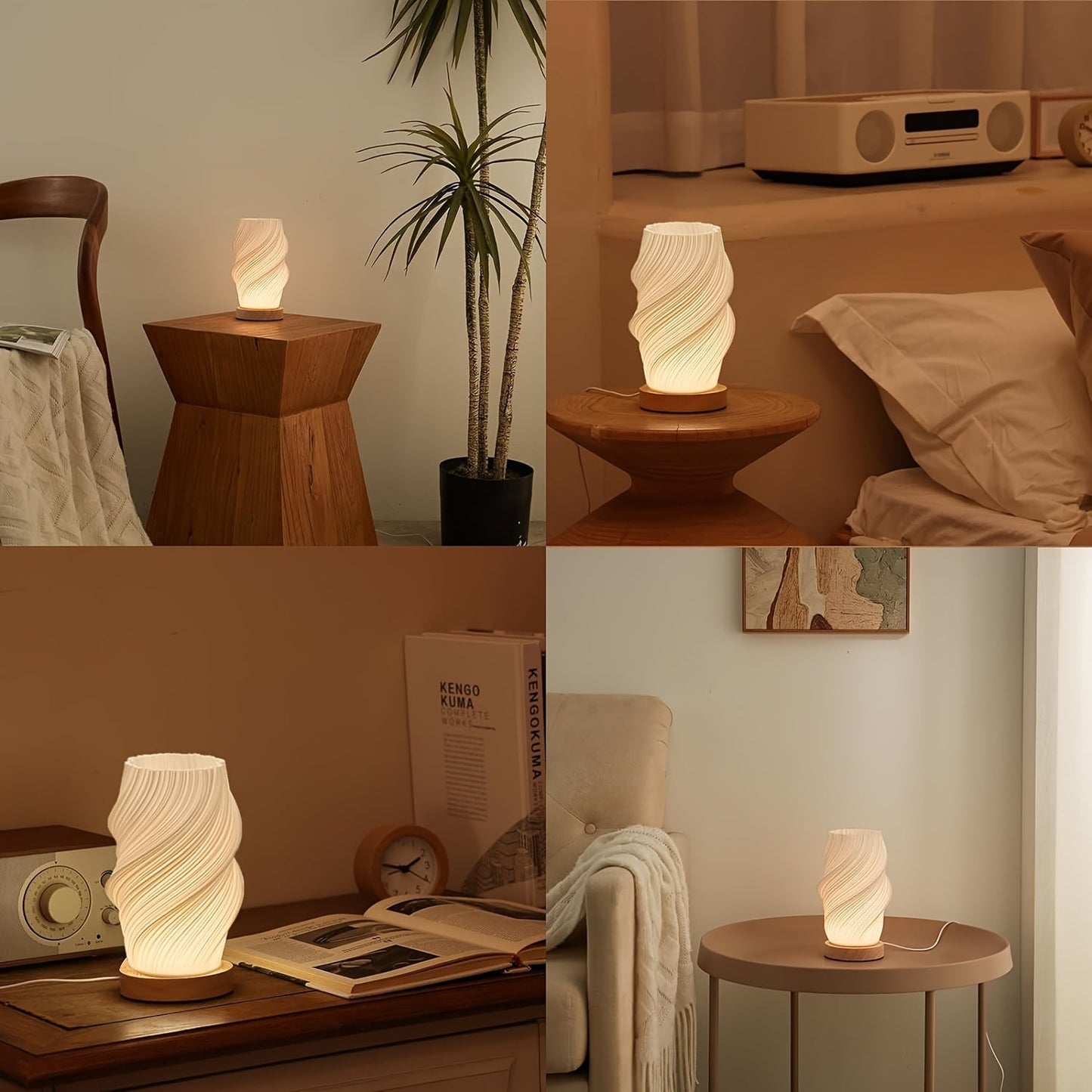FantasieLicht - Modern Dimmbar USB Bordslampa med Knappkontroll