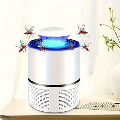 USB Tyst Mygglampa – Automatisk Insektsfångare med Blått Ljus