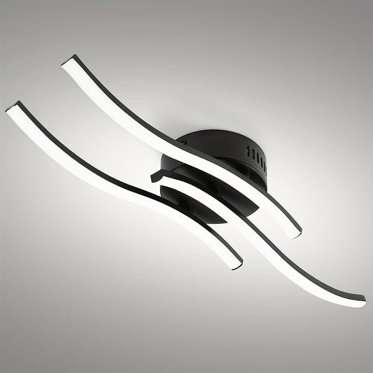 LumaCurve - Dimbar LED Plafondlampa med Elegant Kurvdesign