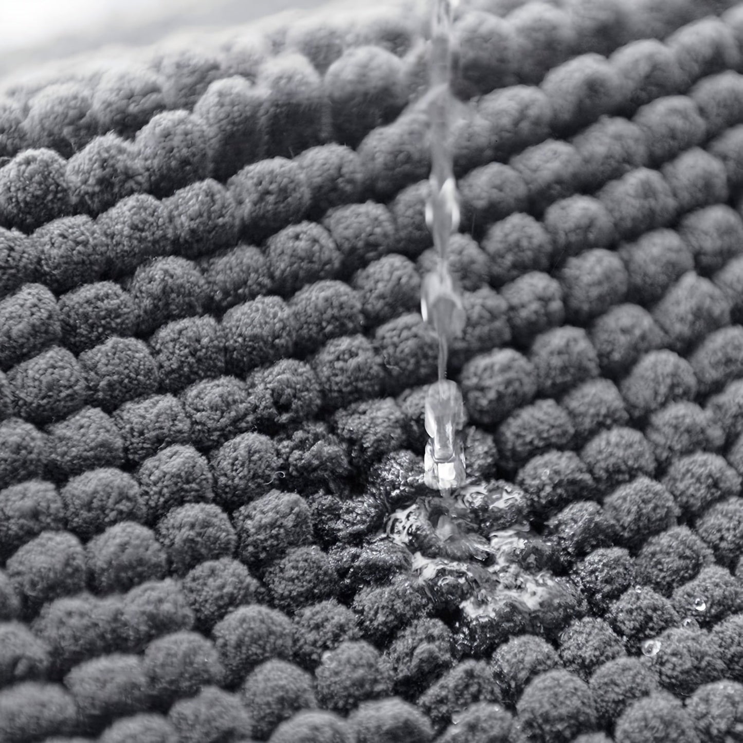 Ultra-Mjuk Chenille Badmatta – Perfekt för Badrum eller Entré