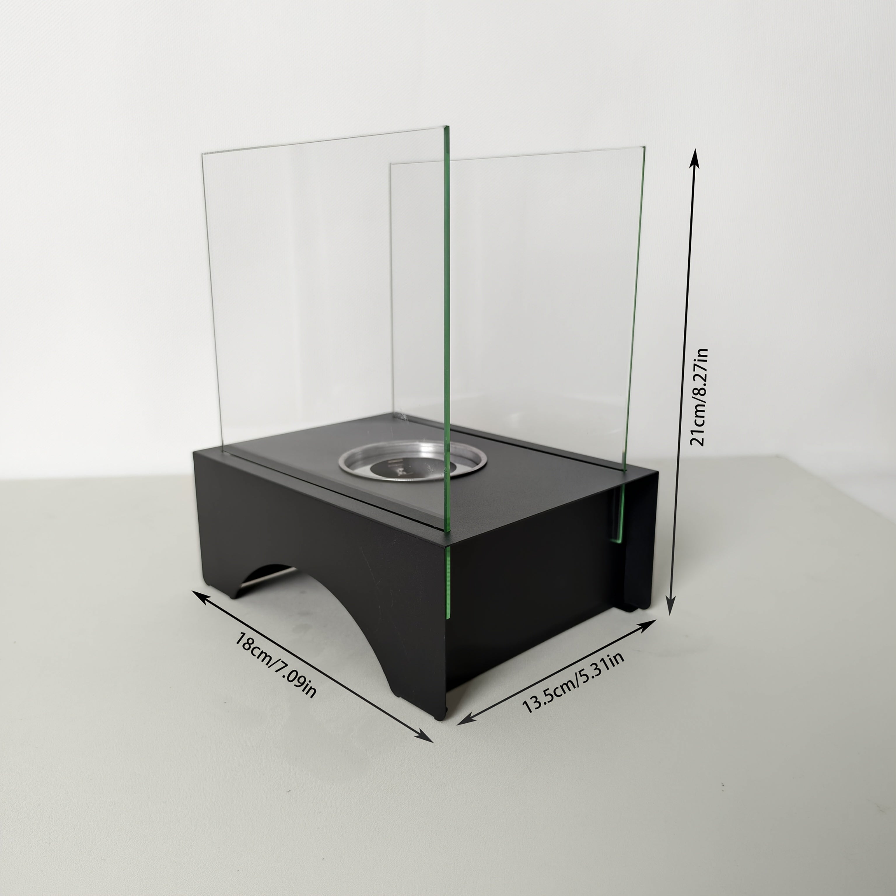 Bordstablett Bioetanol Kamin med Verklig Flamma