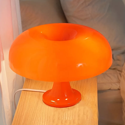 Modern Svamp Bordslampa Ljusstark Orange LED USB