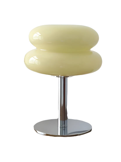 Glaslampe i Macaron-stil – elegant glas-bordlampe til hyggelig atmosfære