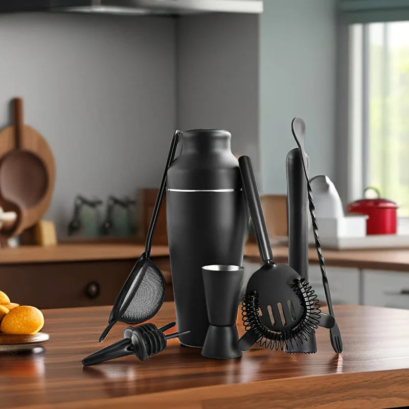 Professionell Cocktailset – Rostfritt stål Bartender set för perfekta drycker