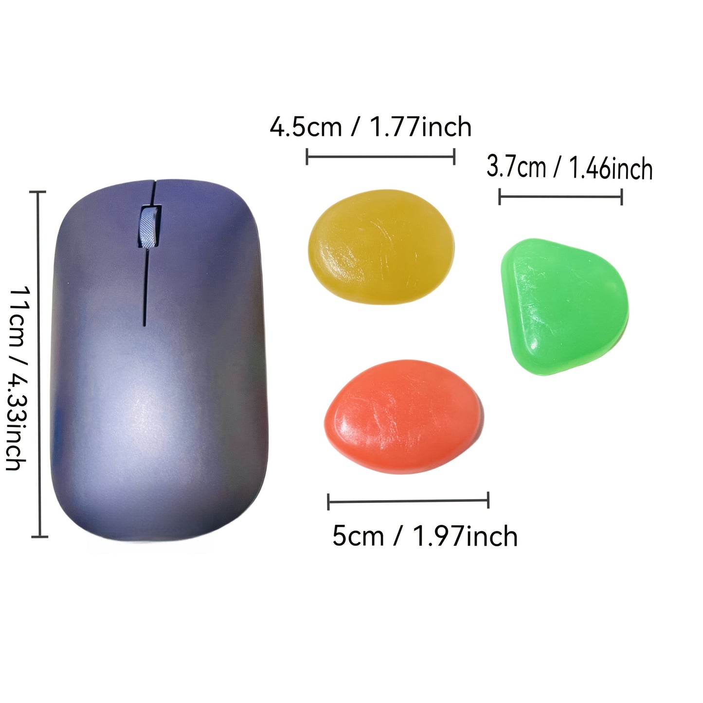 Carvallo Luminiva | 31 stycken | Ø 4,5 cm | Självlysande & Återanvändbar | För trädgård, väg & dekoration