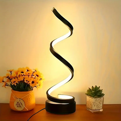 LumiTwist - Kompakt och Mångsidig LED Spiralamp