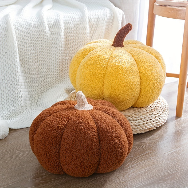 Mysig Pumpa Kudde - Mjuk, Färgglad Dekoration för Halloween och Fester