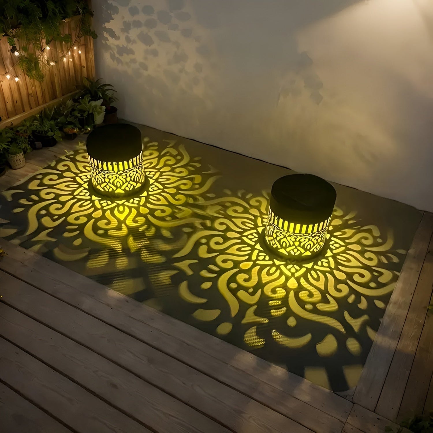 Solare Utomhusvägglampa – 2 St Dekorativa &amp; Väderbeständiga för Utomhusbruk