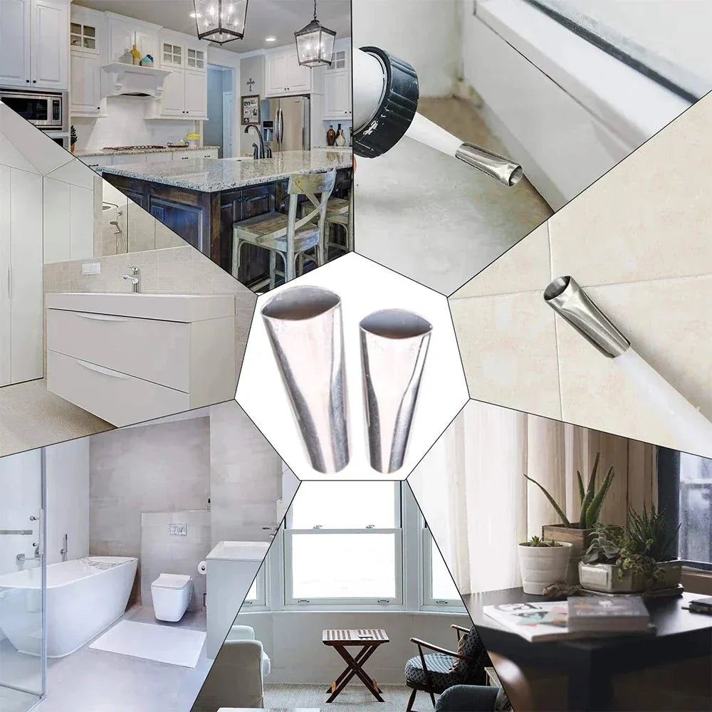 EasyCaulking Pro - 14-i-1-rostfritt stål applikatorsats för sömlösa tätningar