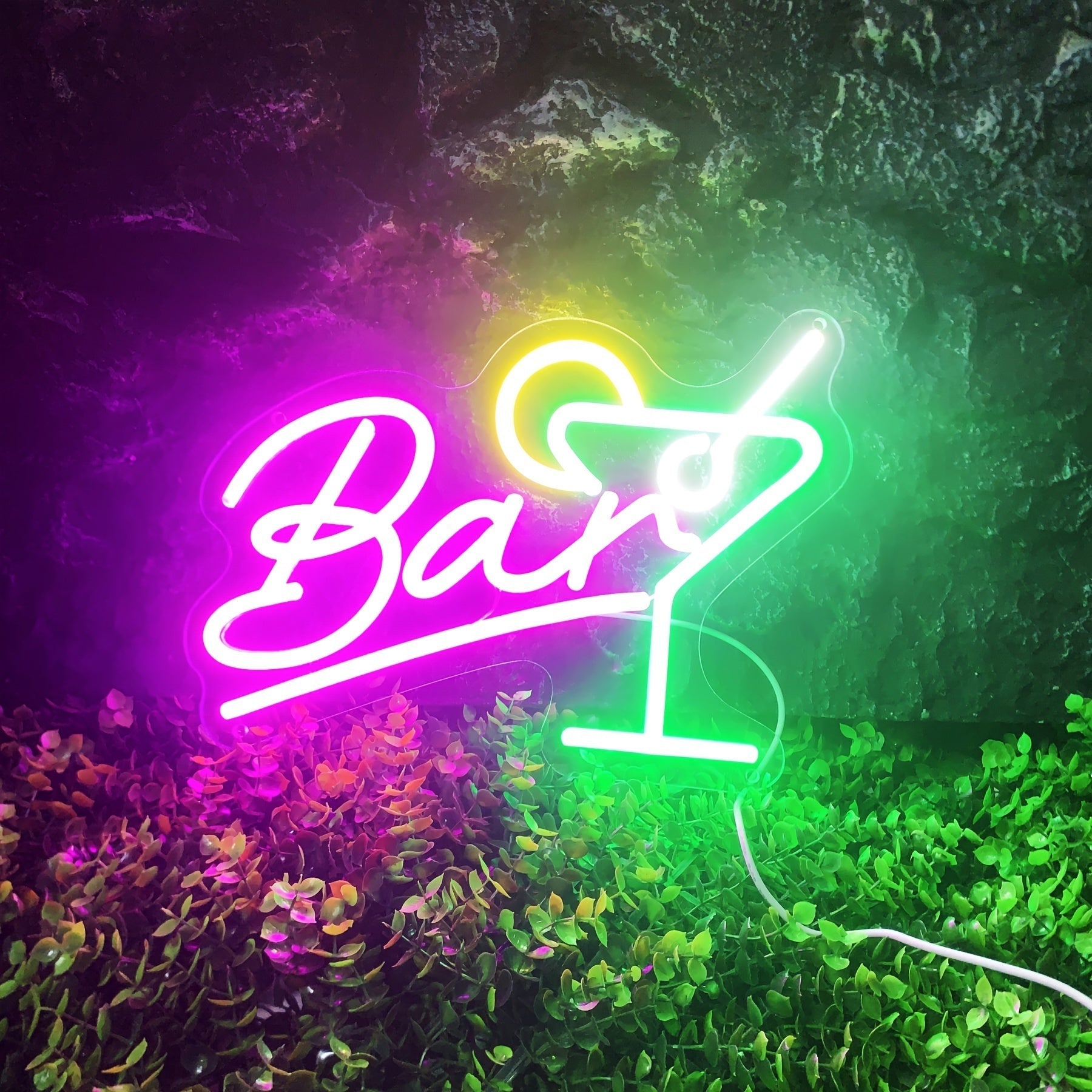 Dimmbar LED Neon Bar Skylt – USB Driven med Dimmer