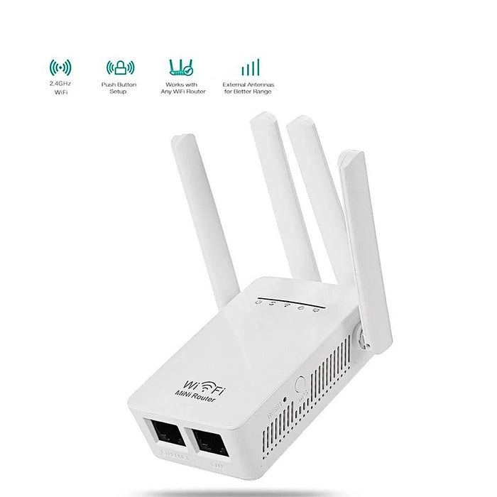Trådlös nätverksförlängare - Stark WiFi-förstärkare för hela huset