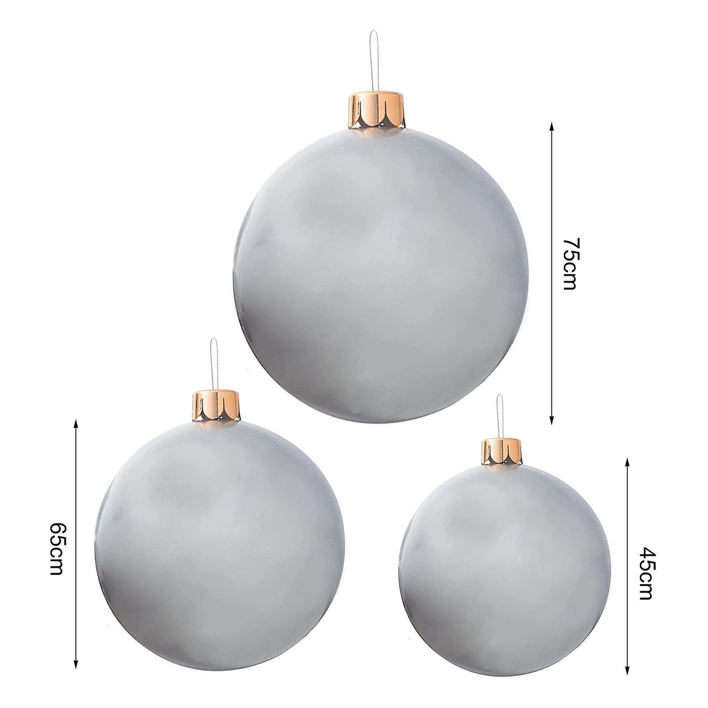 Carvallo - Uppblåsbar jätte julkula