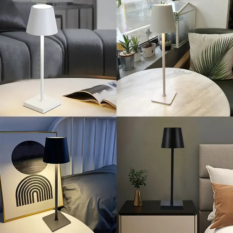 Elegant LED-bordslampa med batteri