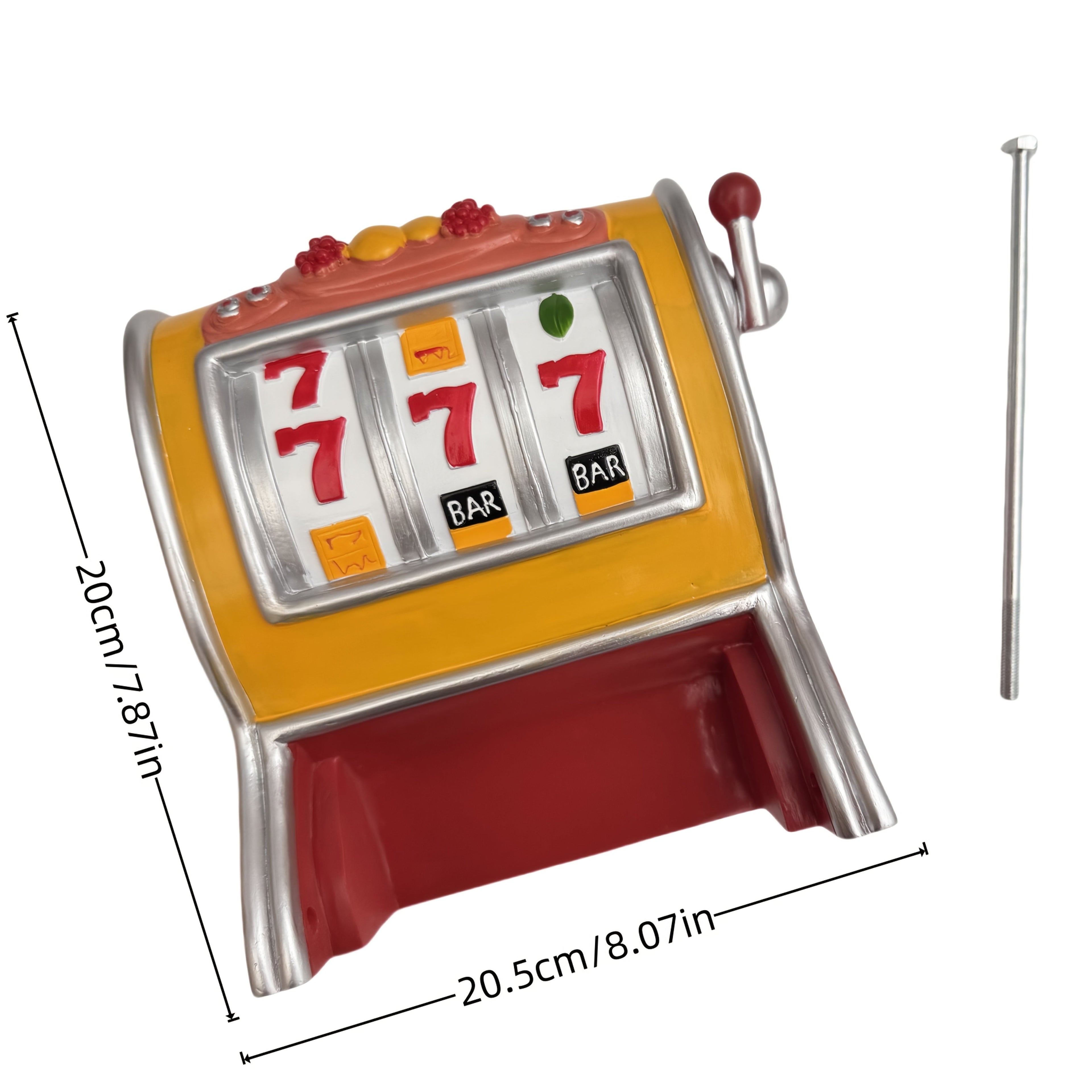 Jackpot Toalettrullehållare – Spelmaskinsdesign &amp; Väggmonterad
