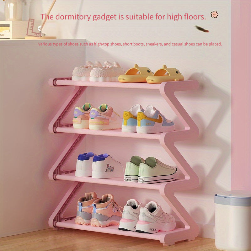 ZigZag Skoställ - Stilig och Platsbesparande Skor Organizer