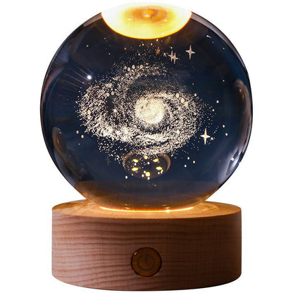 CrystalLight - 3D Kristall Nattlampa