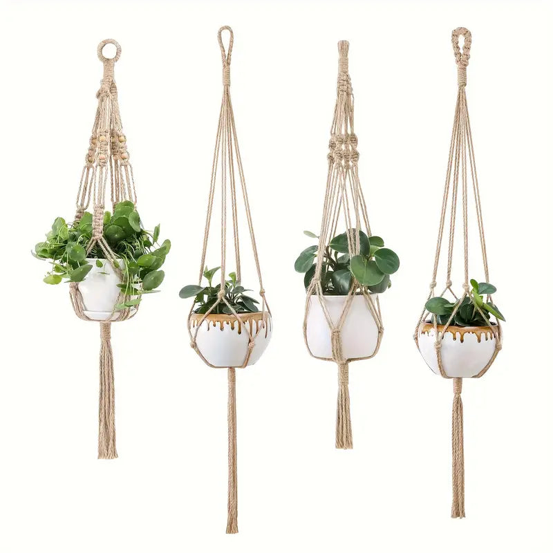 NatureKnot - Handwoven plant hanger for stylish gardens | 1+1 Free