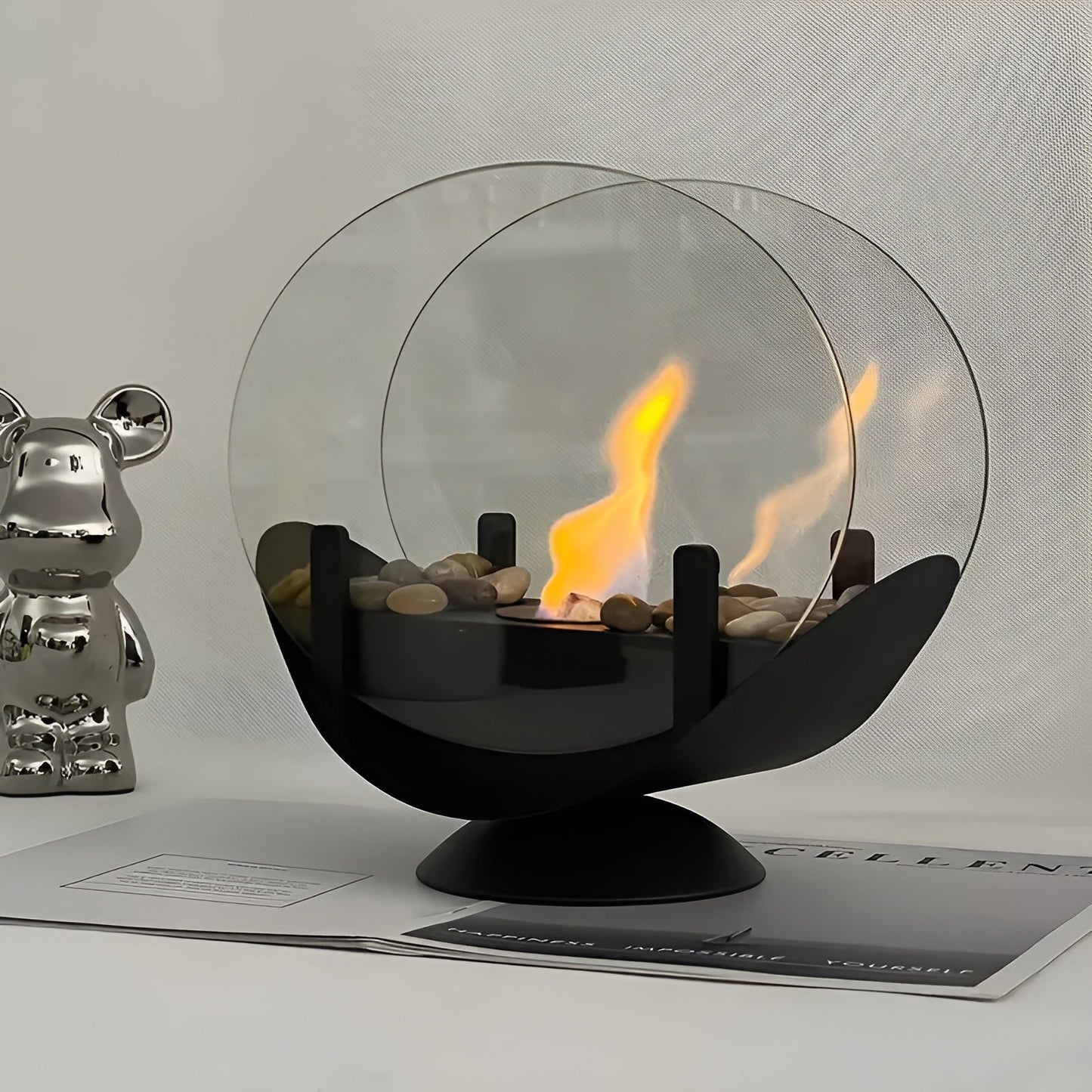 Bordspis i metall - Vintage design för inomhus och utomhus | Alkoholdriven