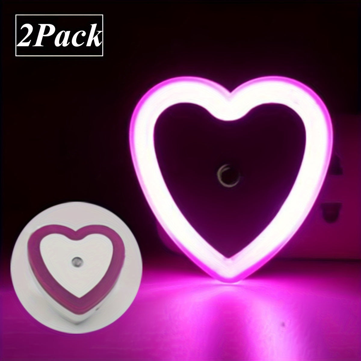 HeartGlow LED Nattljus - Smart Skymning-till- Gryning Nattbelysning