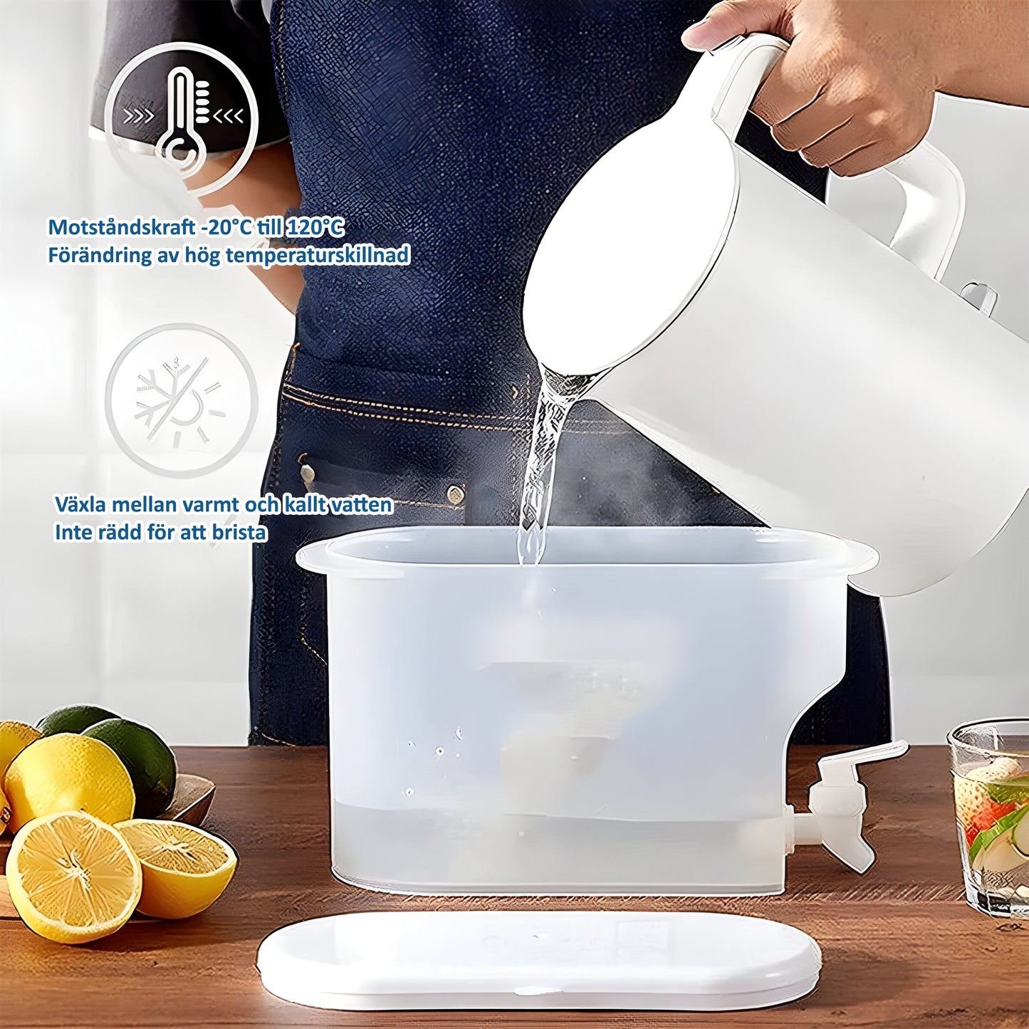 Carvallo | ChillTap – Fräschör från kylskåpet, utan stänk