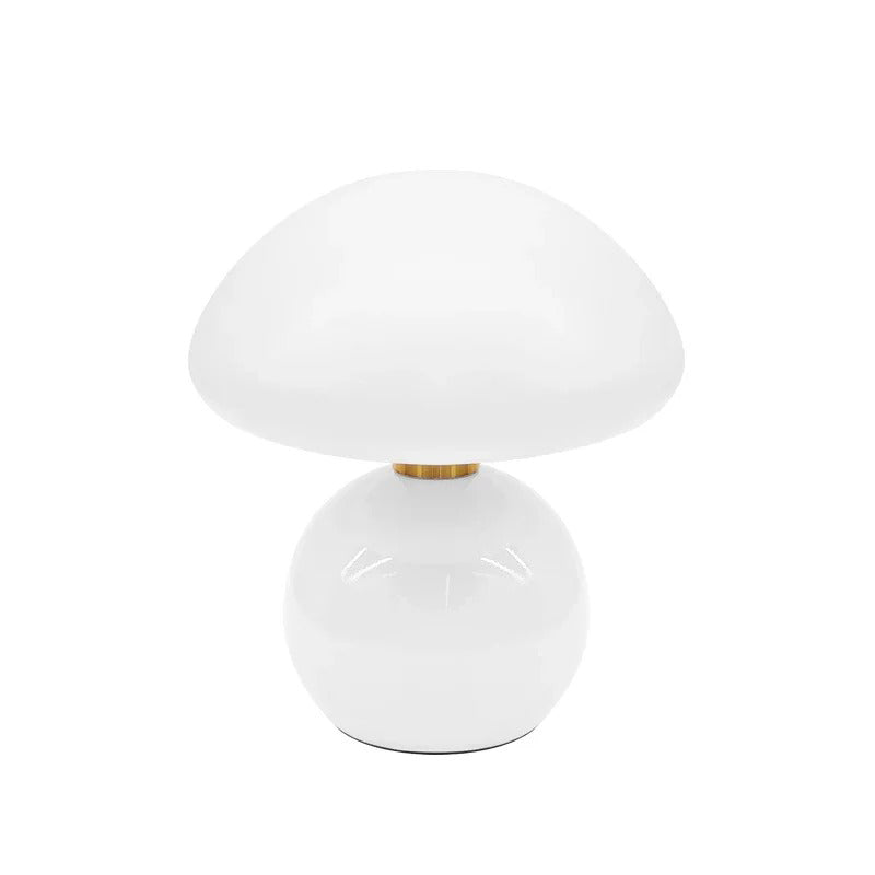 LumiGlass - Modern LED Bordslampa med Glasskärm | Dimbar &amp; Energibesparande