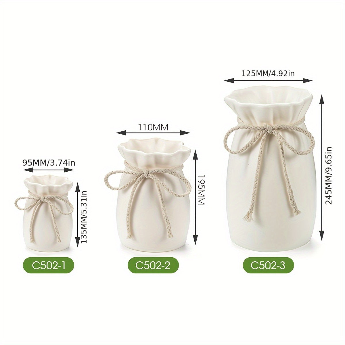 Bohemsk Geometrisk Dekorativ Vas – Idealisk för Vår- och Påskdekorationer