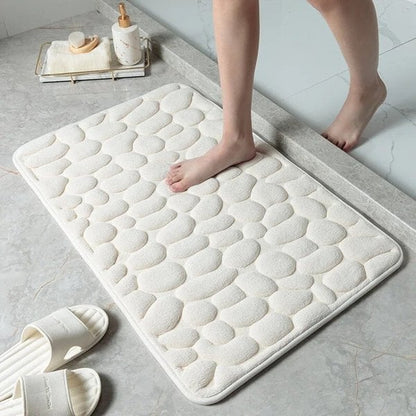Kobblestone Prägad Badrumsmatta