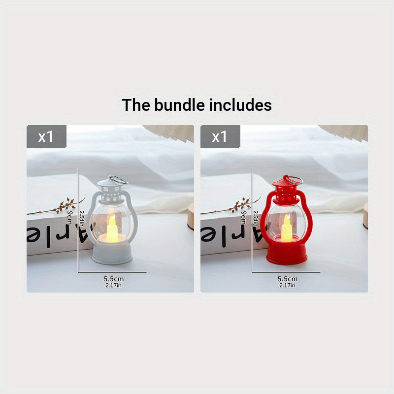 VintageGlow - Charmig LED Jullykta på Batterier