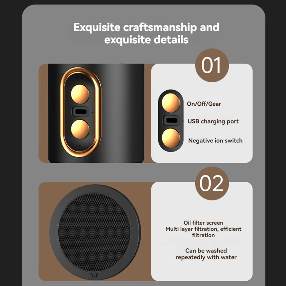 Luftfuktare fläkt bärbar rök luktborttagare