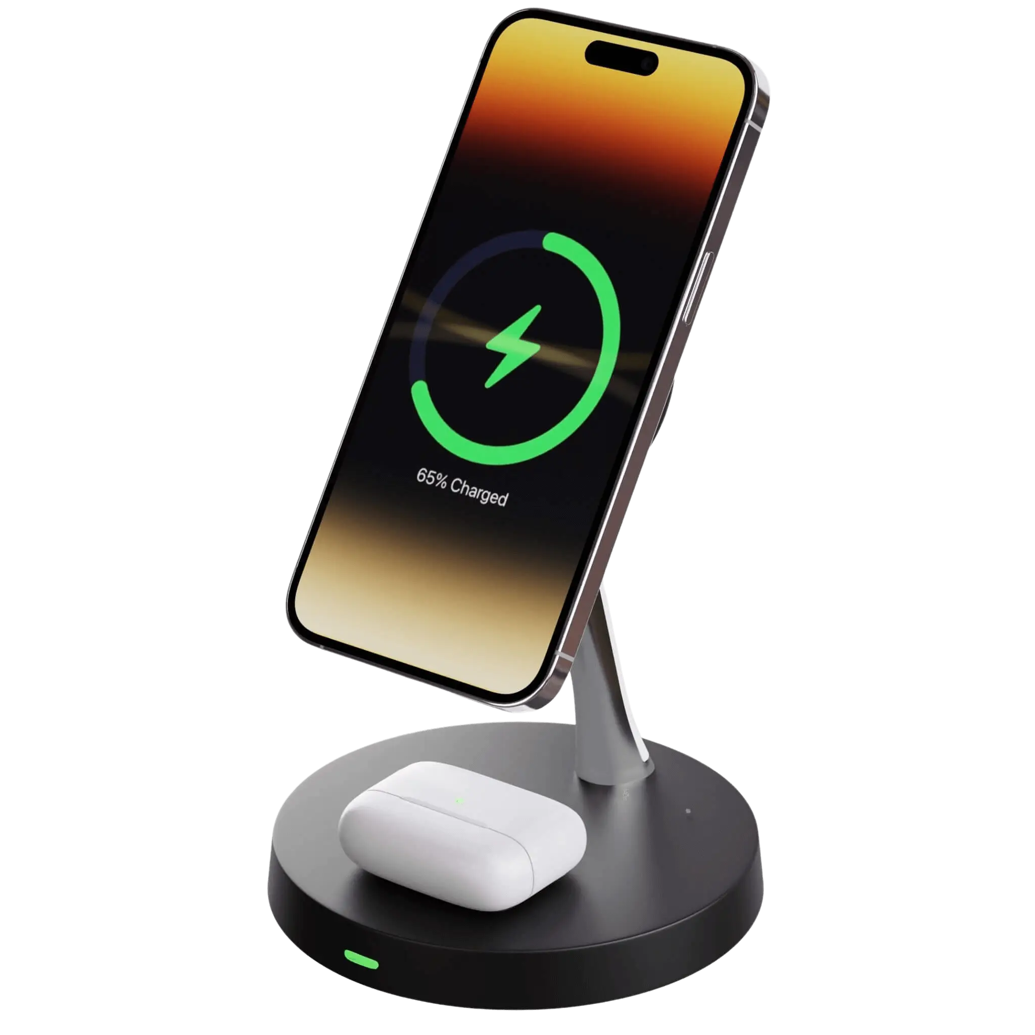 Trådlös telefonladdare med magnetisk ställning